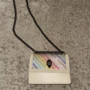 Multicolor Studded Chain Strap Bag